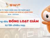 Giá xăng dầu hôm nay 17/7/2025: Đồng loạt giảm, RON 95 dưới 20.000 đồng/lít