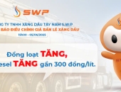 Giá xăng dầu hôm nay 5/6/2025: Đồng loạt tăng, dầu diesel tăng gần 300 đồng/lít