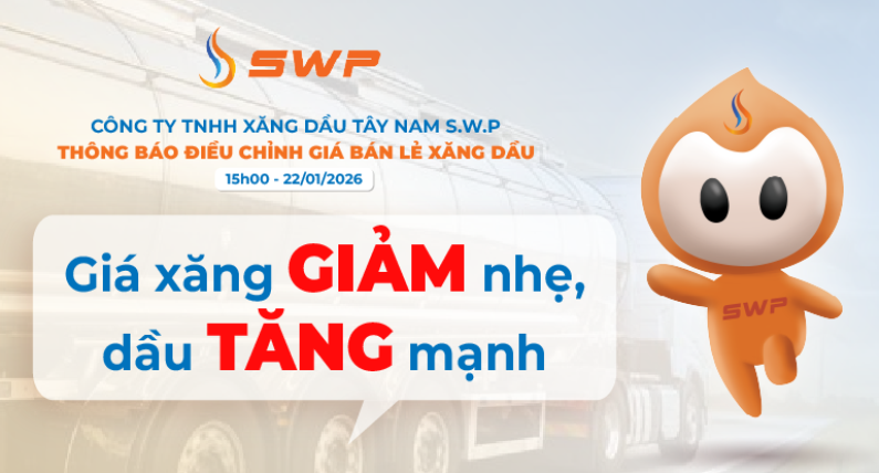 Giá xăng hôm nay 22/1 giảm nhẹ, giá dầu tăng mạnh