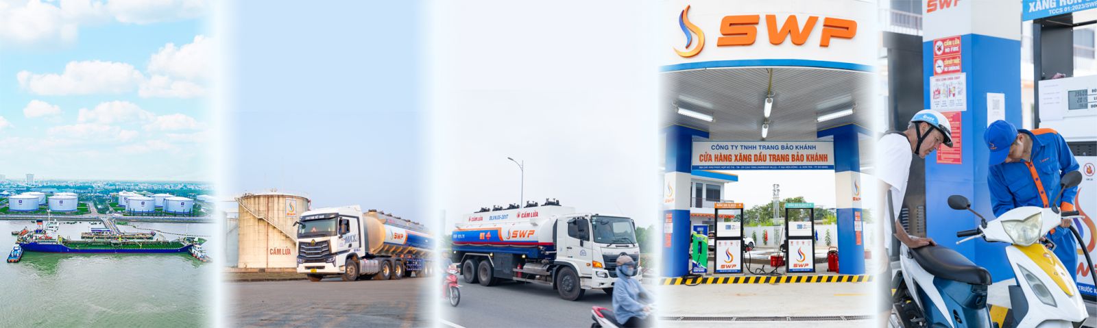 Minh họa chuỗi cung ứng xăng dầu tại Việt Nam.
