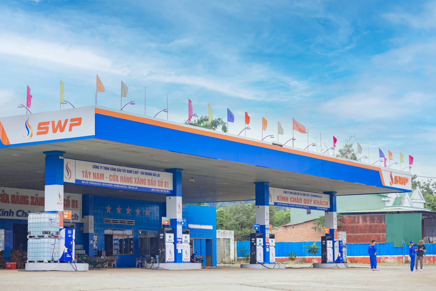 Cửa hàng xăng dầu Tây Nam S.W.P – đơn vị cung cấp nhiên liệu uy tín và chuyên nghiệp tại khu vực miền Trung - Tây Nguyên.