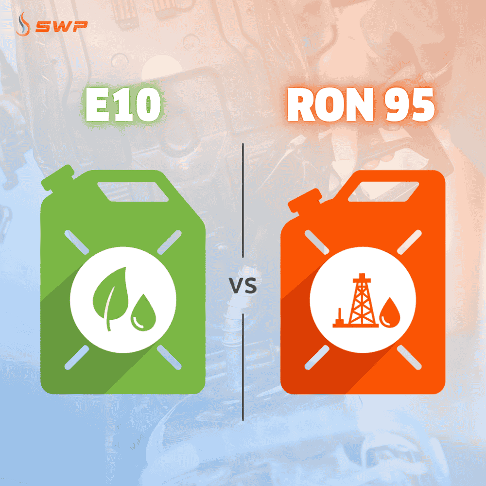 Phân biệt xăng E10 và RON 95 qua nguồn gốc sản xuất.