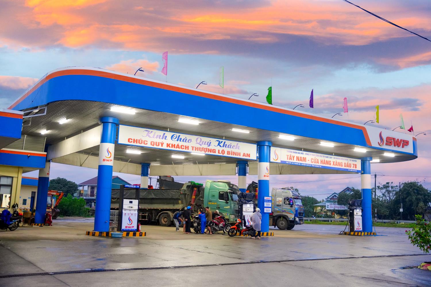 Tây Nam SWP cập nhật giá xăng dầu ngày 21/4/2026.