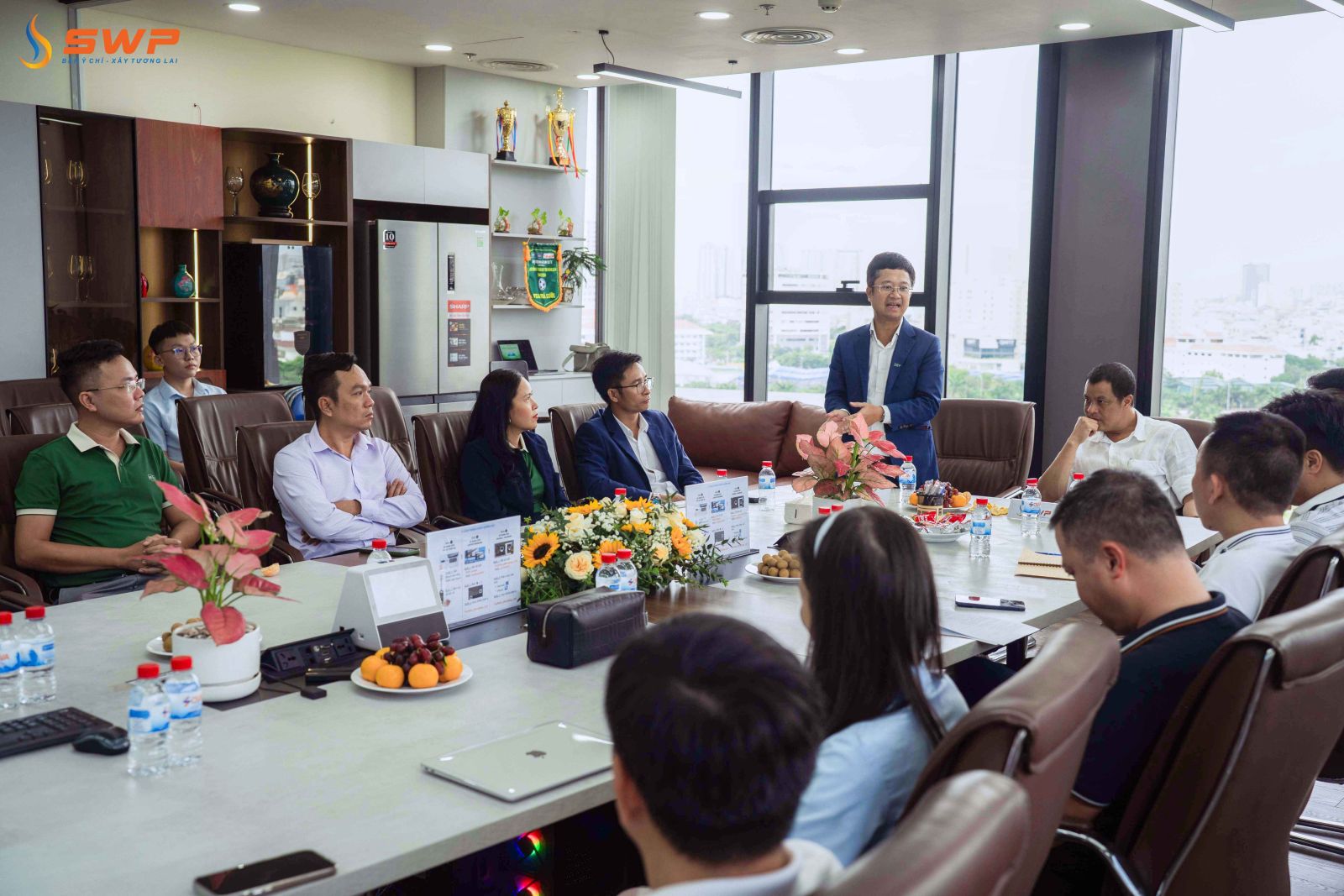 Đại diện DBV phát biểu trong buổi lễ ký kết thỏa thuận hợp tác SWP và DBV