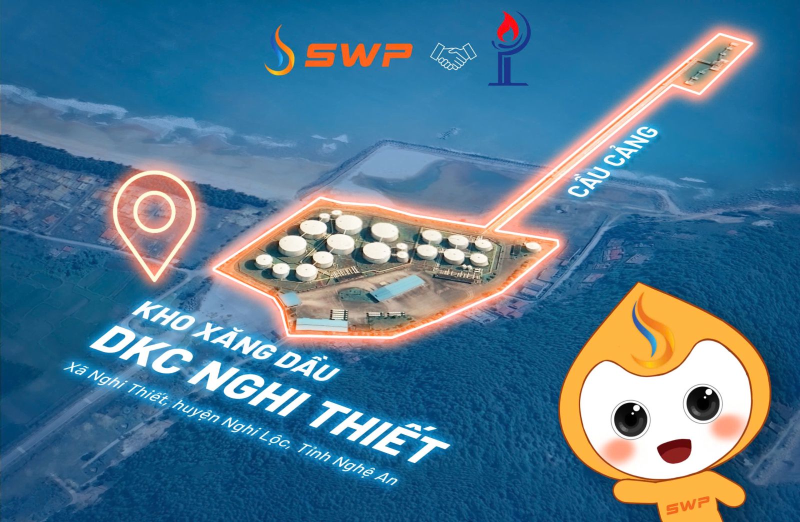 Tây Nam SWP thuê 15.000m3 tại kho DKC Nghi Thiết